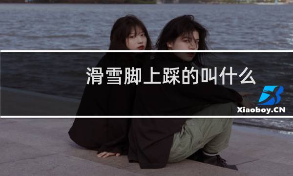 滑雪脚上踩的叫什么