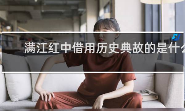满江红中借用历史典故的是什么