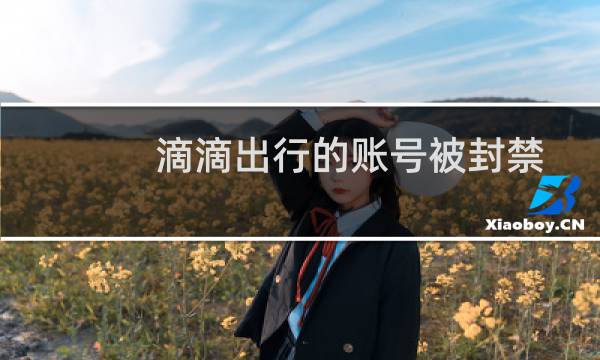 滴滴出行的账号被封禁后怎么解封