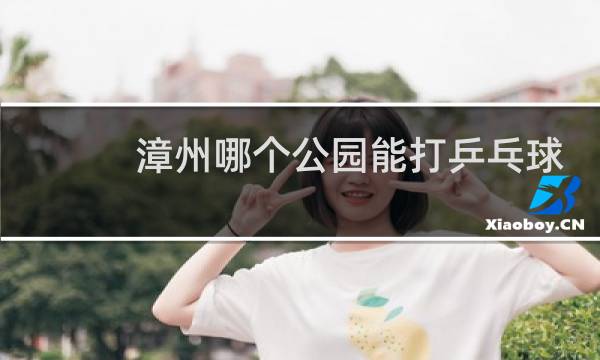漳州哪个公园能打乒乓球