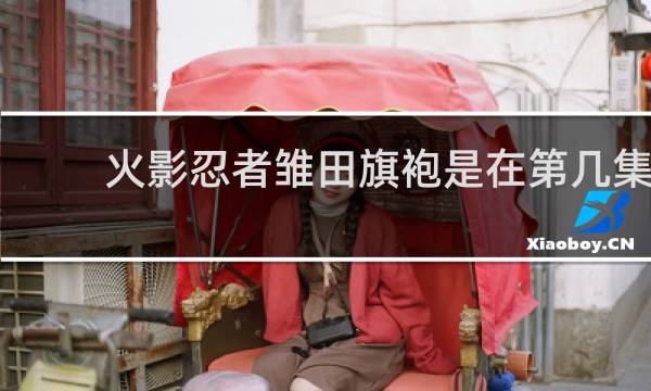 火影忍者雏田旗袍是在第几集