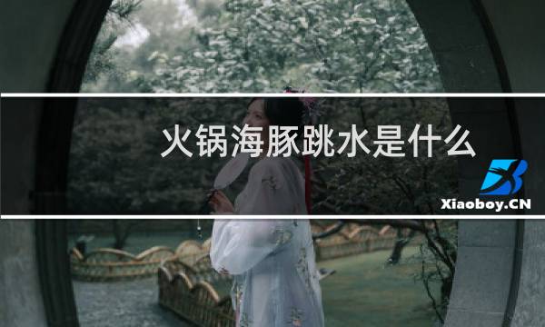 火锅海豚跳水是什么