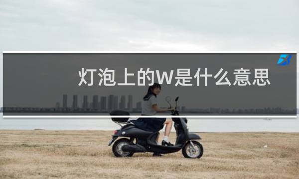 灯泡上的W是什么意思