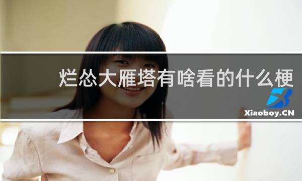 烂怂大雁塔有啥看的什么梗？烂怂大雁塔有啥看的是什么意思什么梗