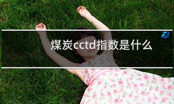 煤炭cctd指数是什么图片