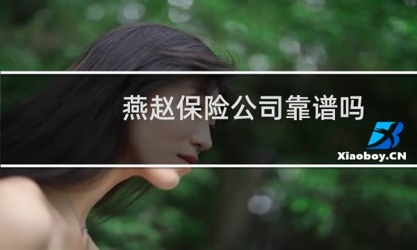 燕赵保险公司靠谱吗