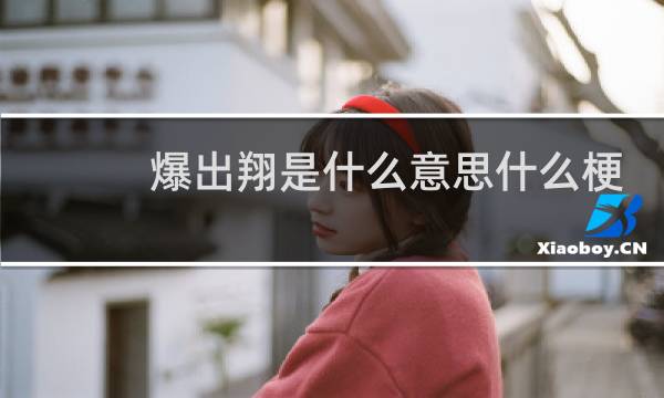 爆出翔是什么意思什么梗