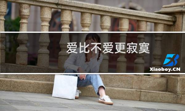 爱比不爱更寂寞 文章（爱比不爱更寂寞）