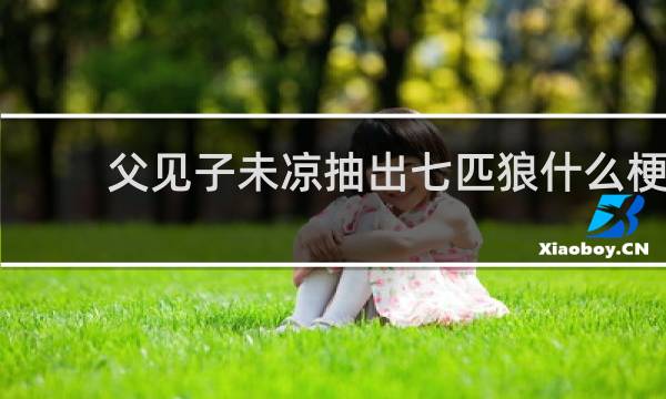父见子未凉抽出七匹狼什么梗