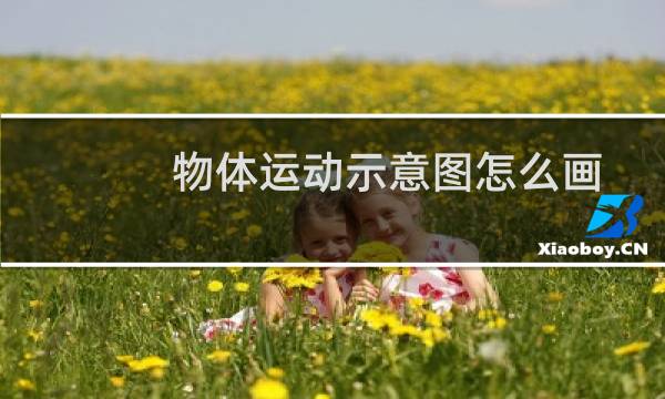 物体运动示意图怎么画