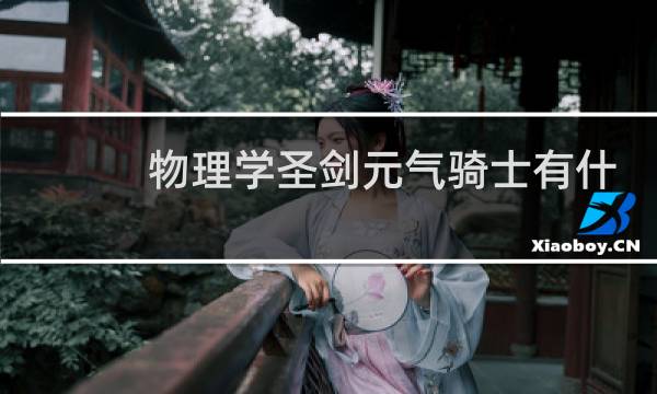 物理学圣剑元气骑士有什么用图片