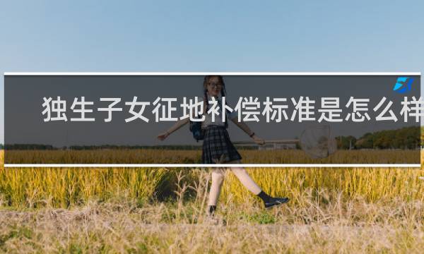 独生子女征地补偿标准是怎么样的