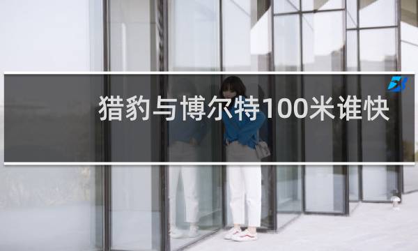 猎豹与博尔特100米谁快