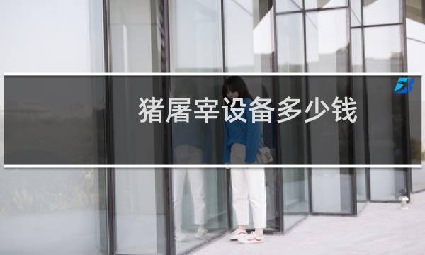 猪屠宰设备多少钱图片