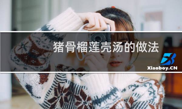 猪骨榴莲壳汤的做法(榴莲壳猪骨汤功效与作用)