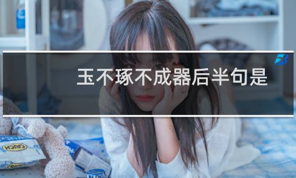 玉不琢不成器后半句是什么（玉不琢不成器，下一句是什么啊）