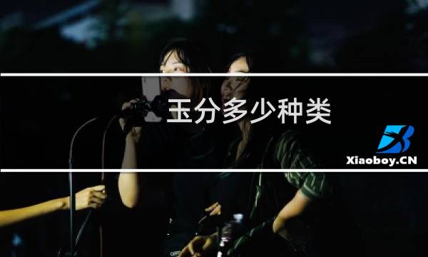 玉分多少种类