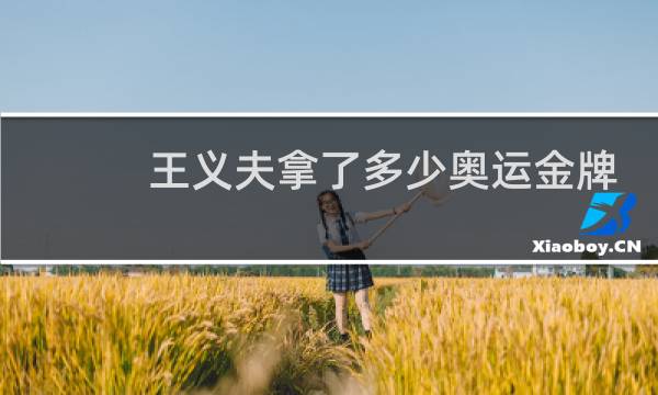 王义夫拿了多少奥运金牌