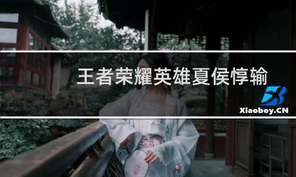 王者荣耀英雄夏侯惇输出铭文怎么出 拥有超高的物理伤害加成图片