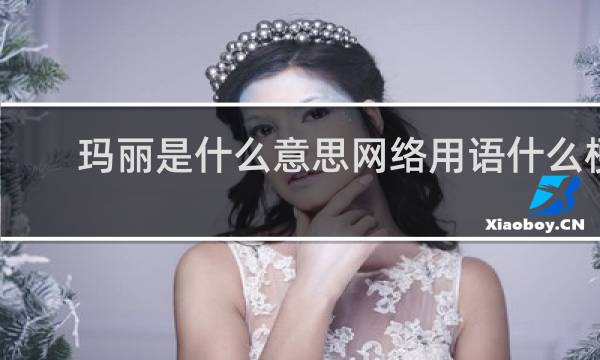 玛丽是什么意思网络用语什么梗