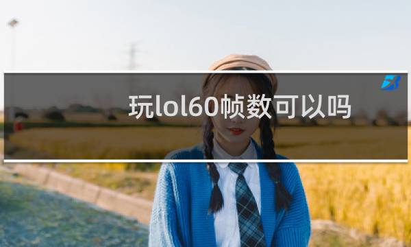 玩lol60帧数可以吗图片