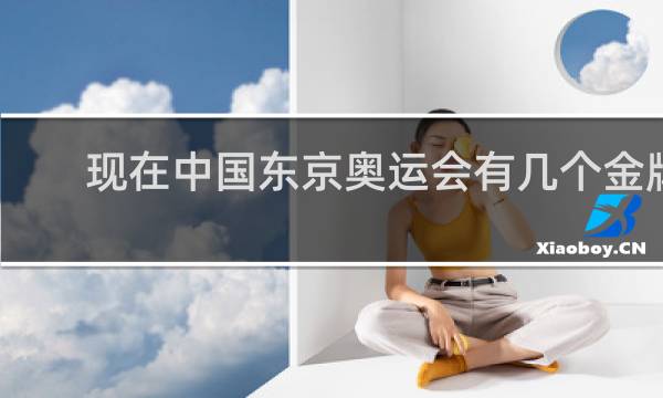 现在中国东京奥运会有几个金牌