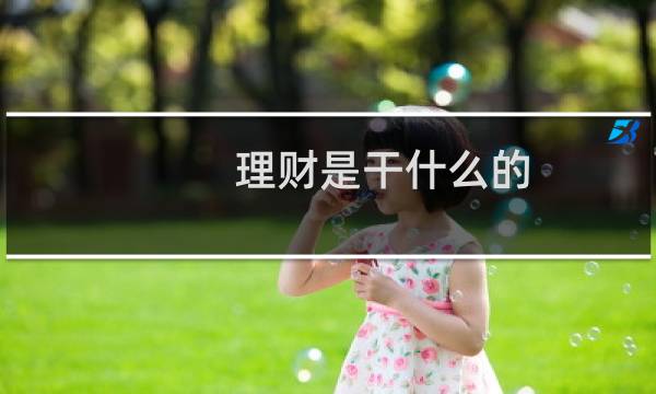 理财是干什么的