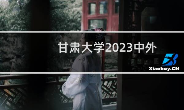 甘肃大学2023中外合作办学分数线
