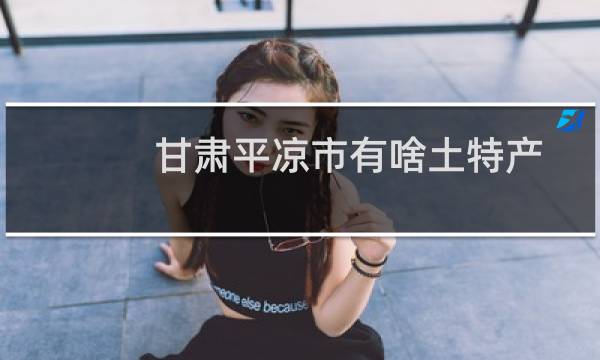 甘肃平凉市有啥土特产图片