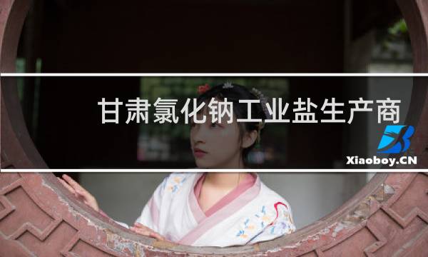 甘肃氯化钠工业盐生产商图片