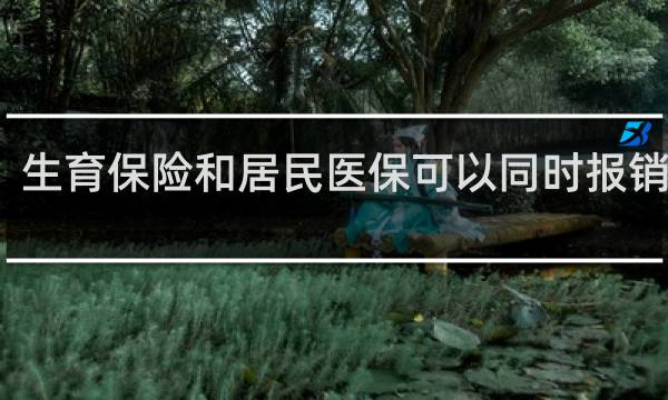 生育保险和居民医保可以同时报销的吗图片
