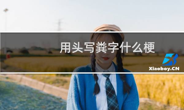 用头写粪字什么梗