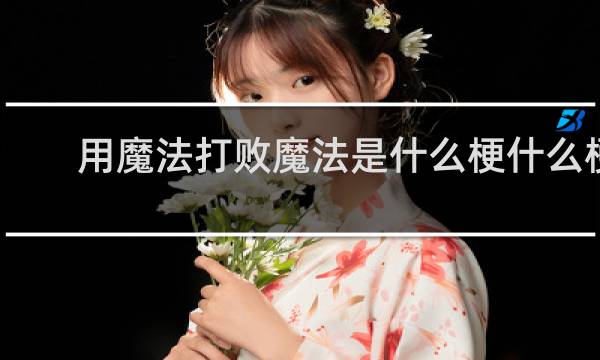 用魔法打败魔法是什么梗什么梗