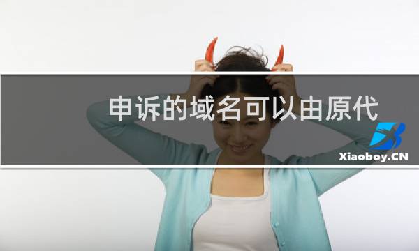 申诉的域名可以由原代理商转到另一代理商吗