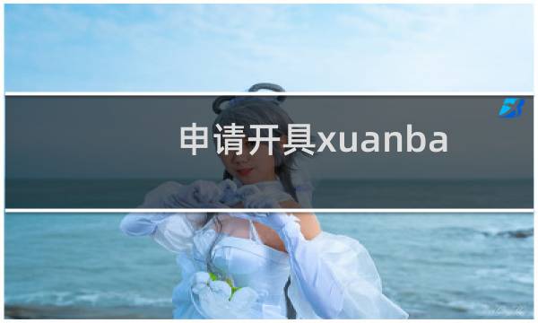 申请开具xuanbai-china.com注册商协助证明