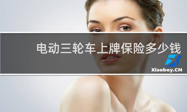 电动三轮车上牌保险多少钱