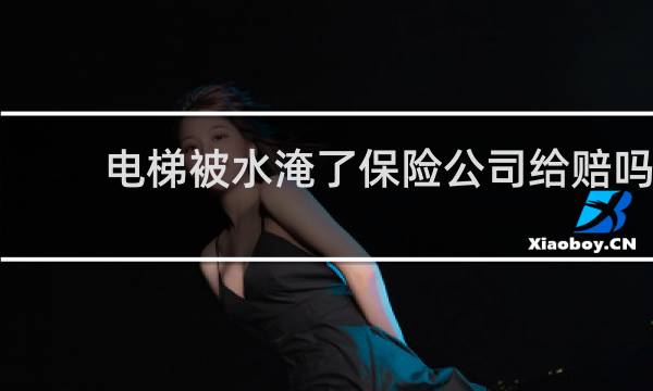 电梯被水淹了保险公司给赔吗