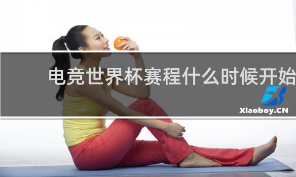 电竞世界杯赛程什么时候开始