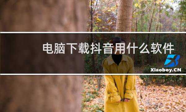 电脑下载抖音用什么软件