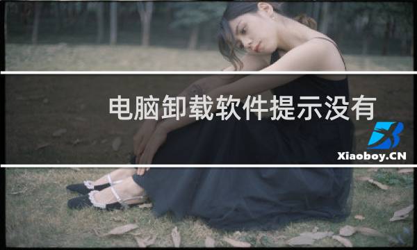 电脑卸载软件提示没有足够的权限怎么办