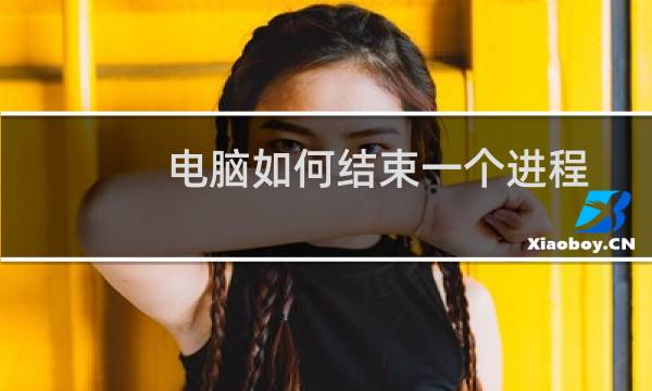 电脑如何结束一个进程