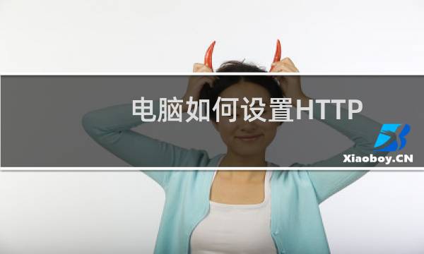 电脑如何设置HTTP协议