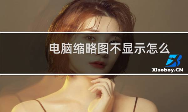 电脑缩略图不显示怎么办