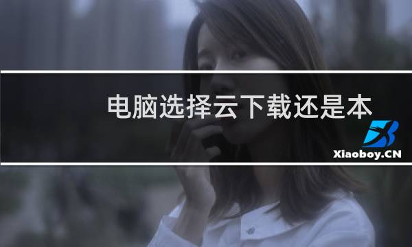 电脑选择云下载还是本地重新安装好（本地重新安装和云下载有什么区别）