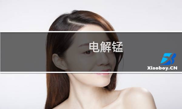 电解锰