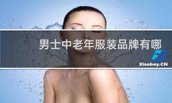 男士中老年服装品牌有哪些