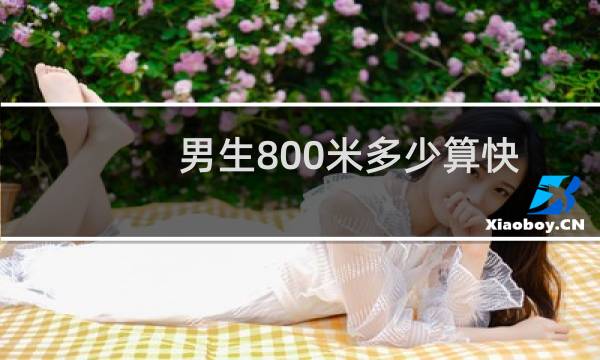 男生800米多少算快