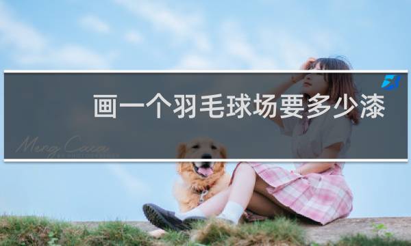 画一个羽毛球场要多少漆