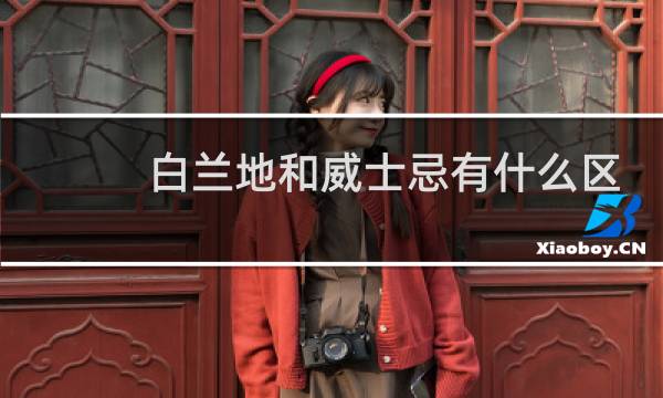 白兰地和威士忌有什么区别图片