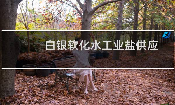 白银软化水工业盐供应图片